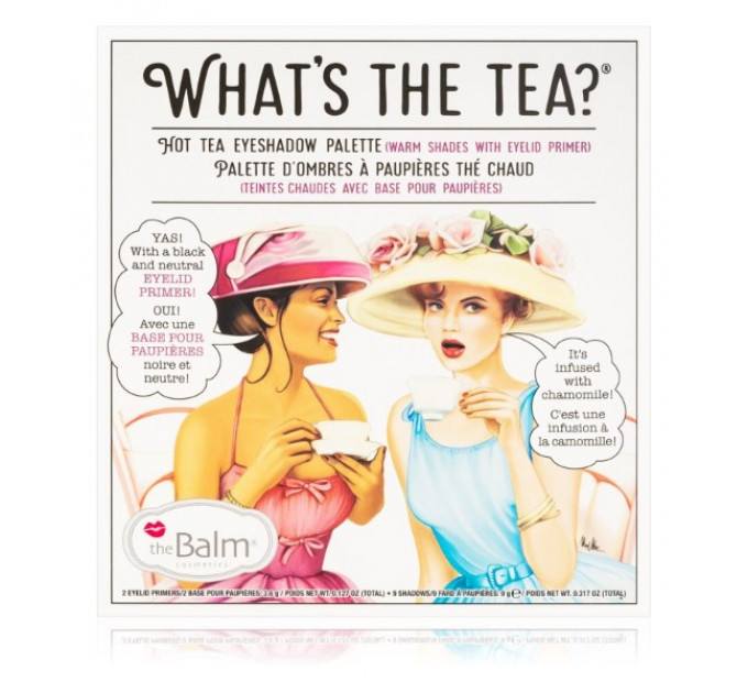Палітра тіней theBalm What's the Tea? Hot Tea